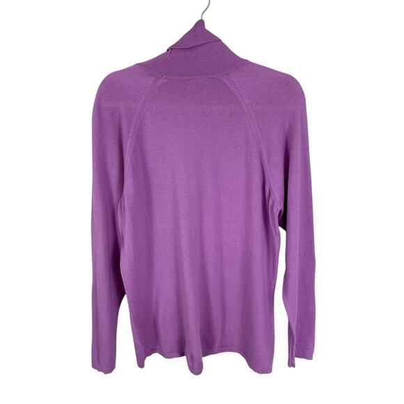 Nordstrom Studio 121 100% Extra Fine Merino Wool Turtleneck Sweater Size XL - Picture 8 of 12